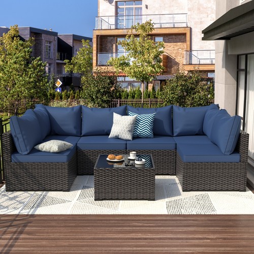 7pcs outdoor patio furniture - 7pcs,